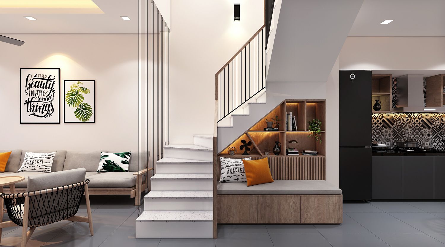 Cách chia bậc cầu thang theo phong thủy dựa theo quy luật Sinh – Lão – Bệnh – Tử