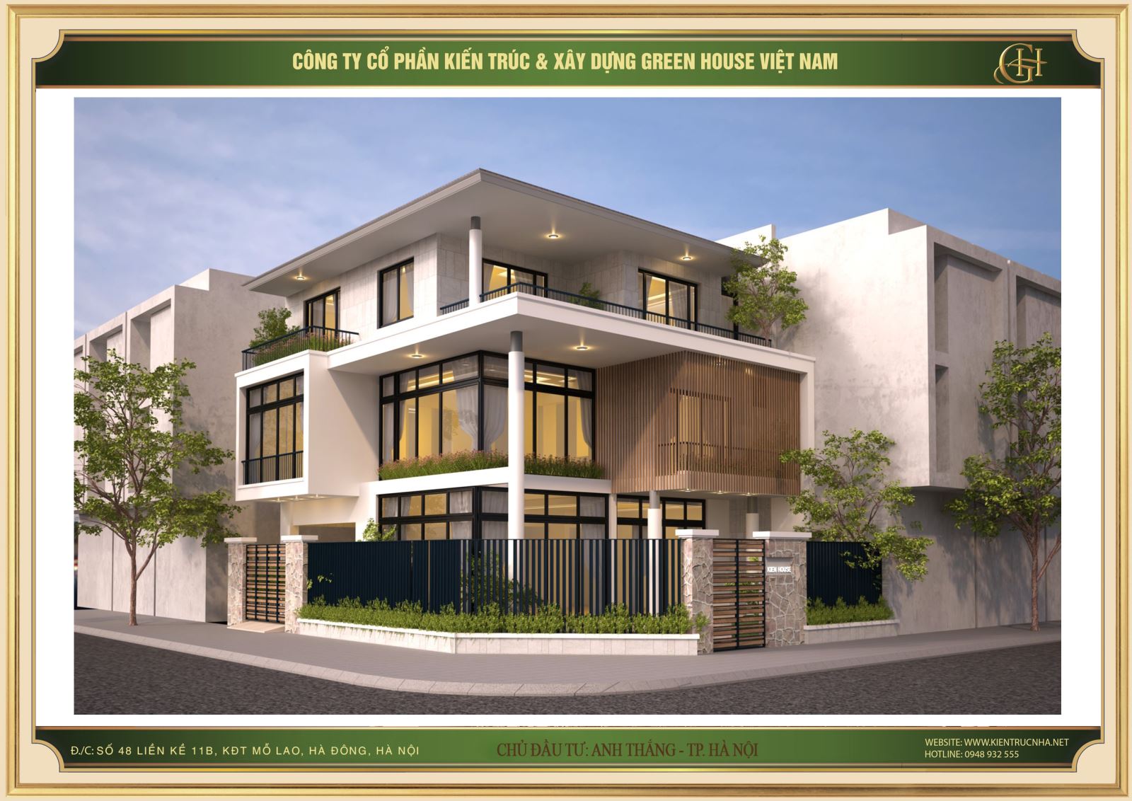 Khoảng ban công rộng vừa giúp tránh nắng cho tầng trệt vừa là không gian cho chủ đầu tư thỏa sức sử dụng theo nhiều mục đích