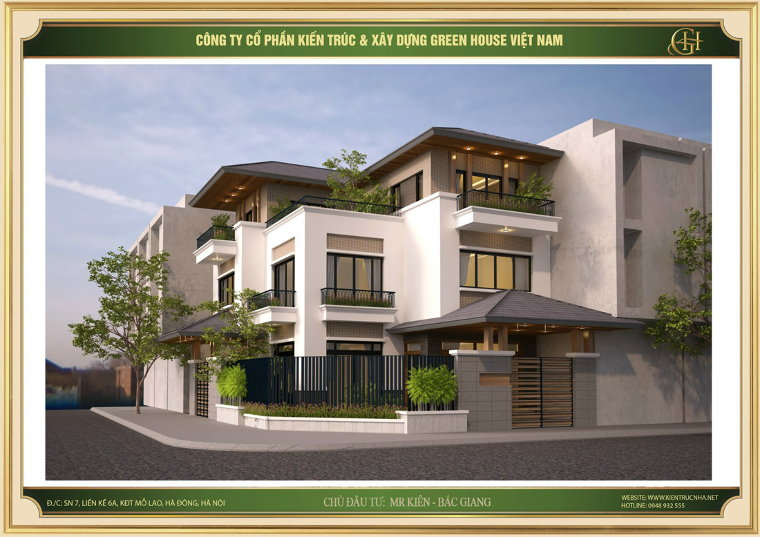 Bố trí hệ thống cây xanh vừa tạo điểm nhấn vừa mang đến cảm giác hài hòa với thiên nhiên