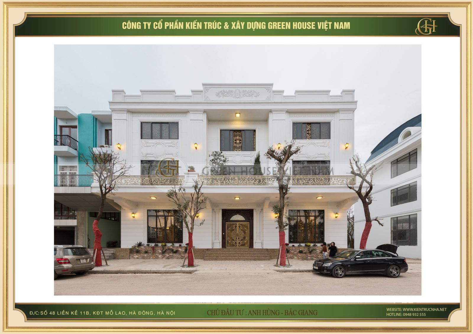 Biệt thự cao cấp tân cổ điển