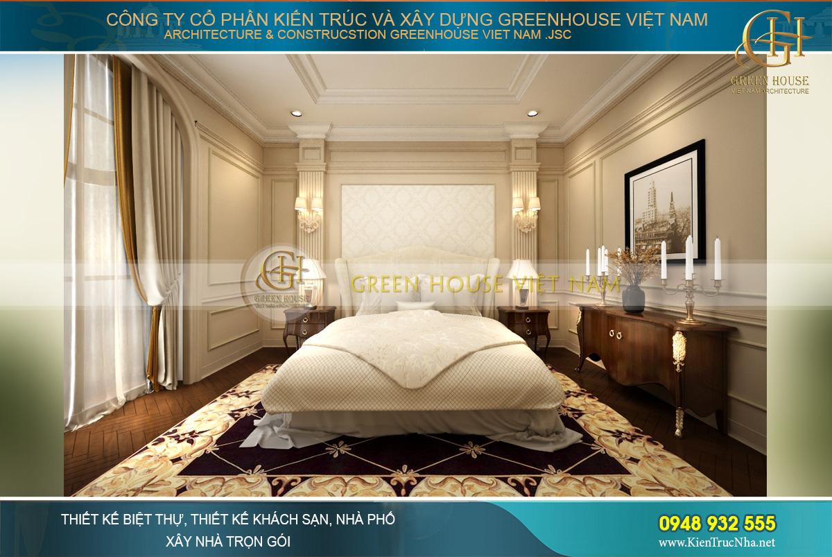 thiết kế dinh thự cổ điển tại Phan Thiết