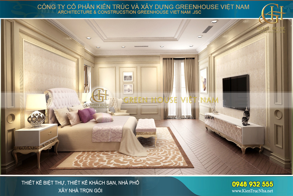 thiết kế dinh thự cổ điển tại Phan Thiết