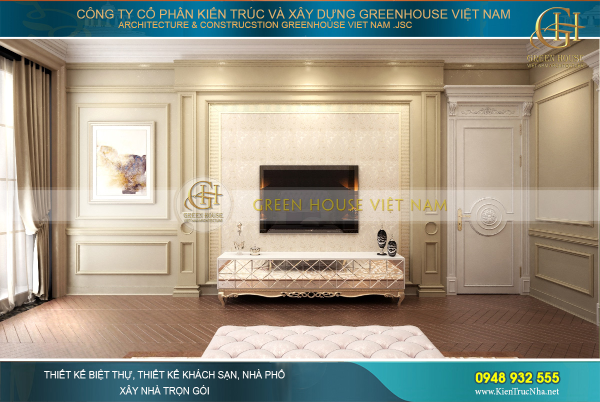 thiết kế dinh thự cổ điển tại Phan Thiết