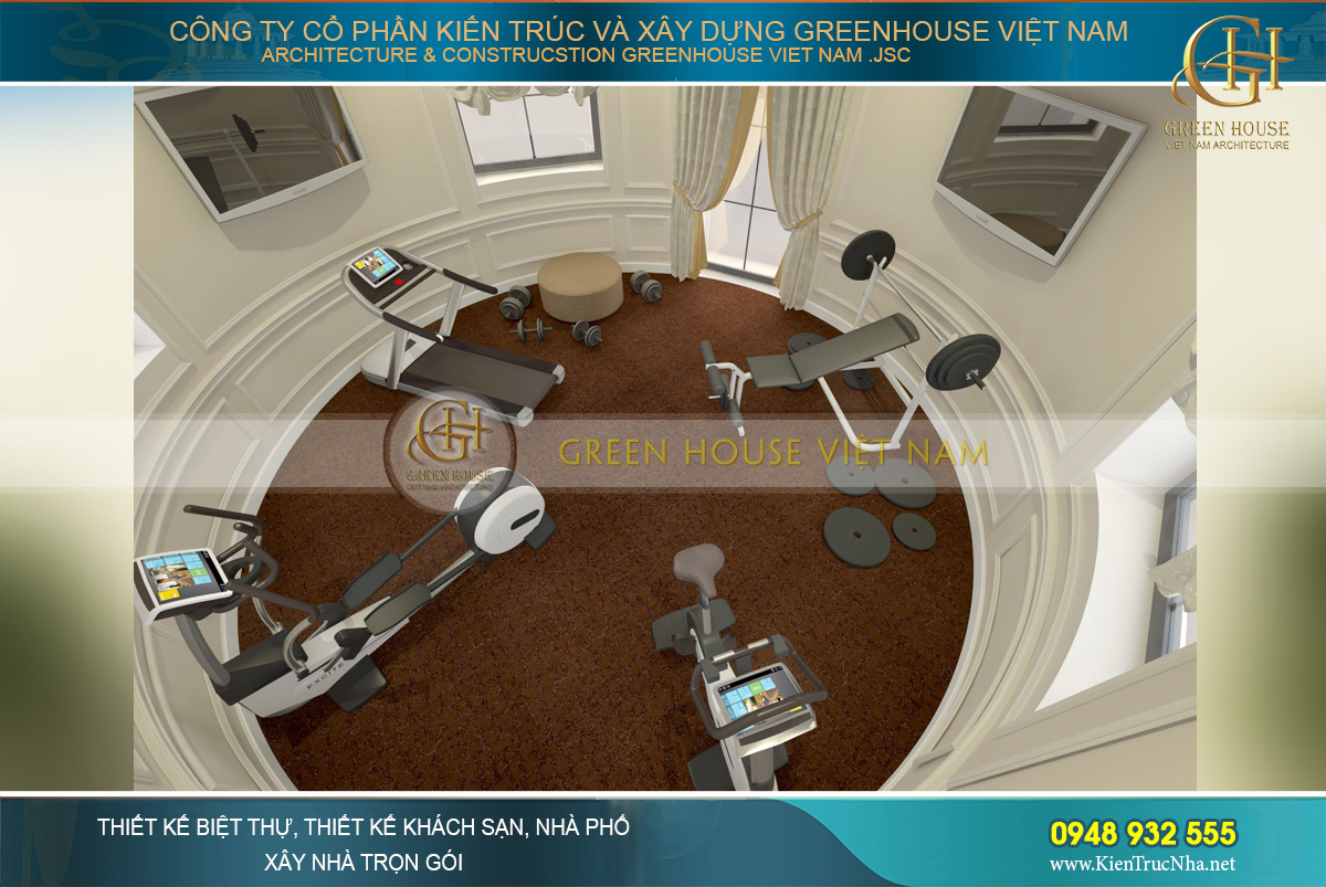 thiết kế dinh thự cổ điển tại Phan Thiết