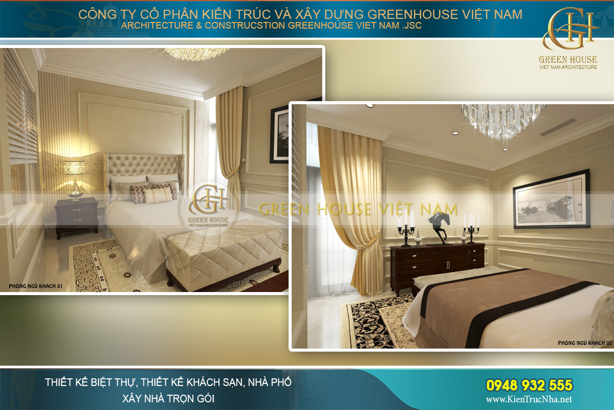 thiết kế dinh thự cổ điển tại Phan Thiết