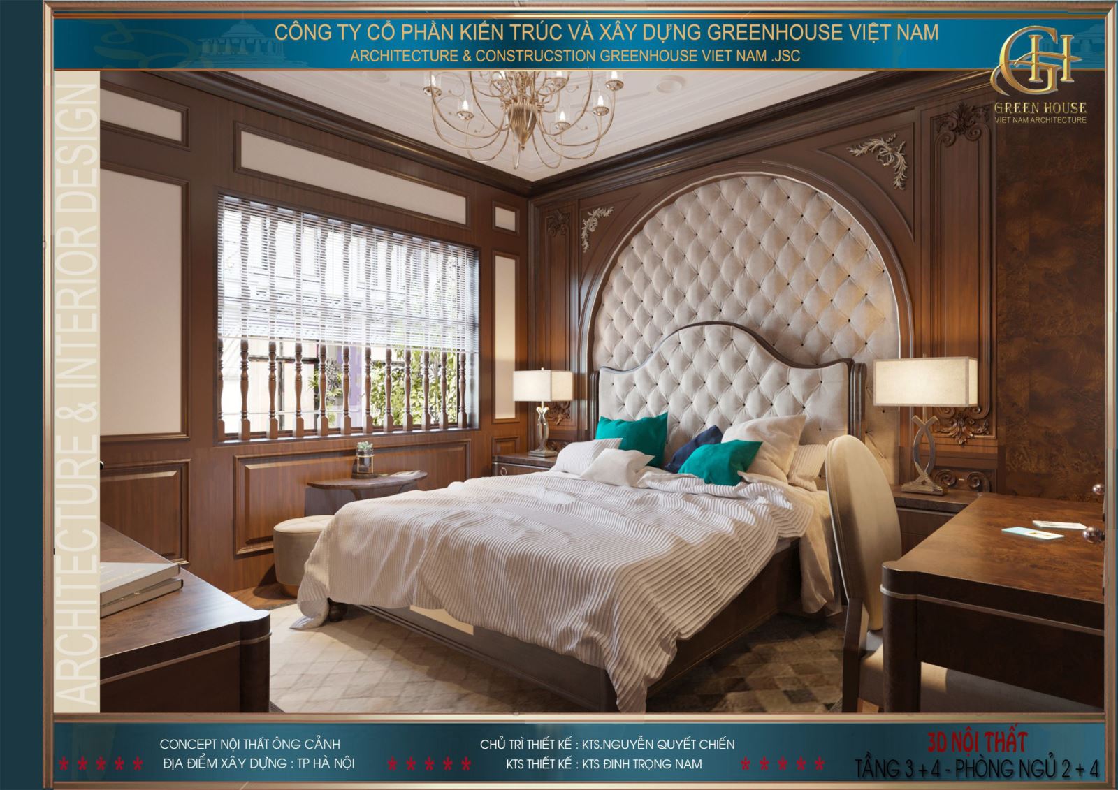 Cửa sổ lớn giúp căn phòng lấy được nhiều ánh sáng tự nhiên