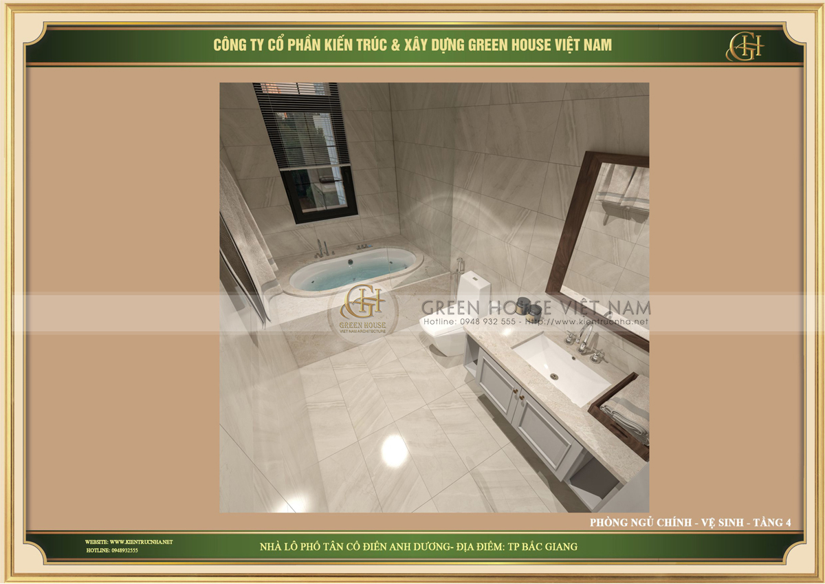 Thiết kế nội thất phòng thay đồ đẹp, ấn tượng tại biệt thự tân cổ điển