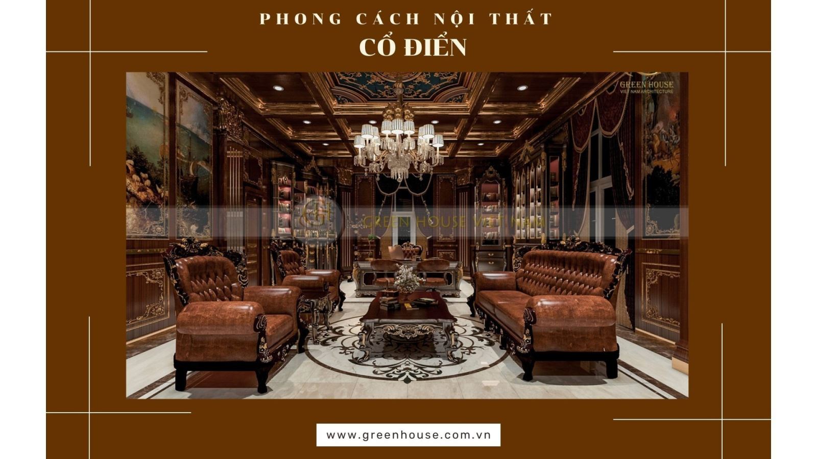 Đơn vị thiết kế nội thất biệt thự tân cổ điển uy tín nhất tại Bắc Giang