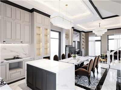 Chiêm ngưỡng thiết kế nội thất nhà phố tân cổ điển, đẹp xuất sắc 2023