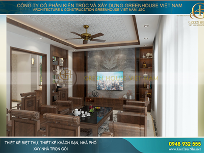 Thiết kế nội thất nhà phố tại Hà Nội - mang nét mộc mạc vào khu đô thị