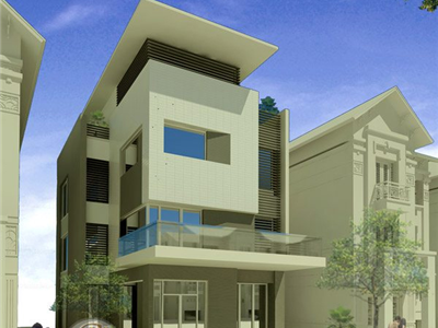 Thiết kế biệt thự hiện đại 4 tầng diện tích 180m2 đẹp tiêu chuẩn