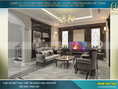Ấn tượng với nội thất phong cách tân cổ điển sang trọng, quý phái