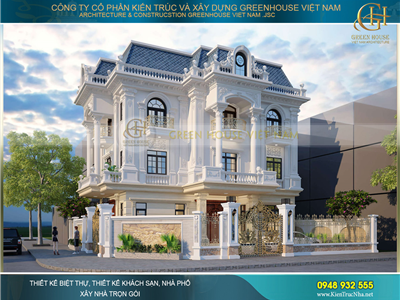 Đơn vị Thiết kế biệt thự tân cổ điển sang trọng, tinh tế nhất tại Cần Thơ