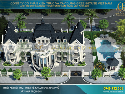 Thiết kế dinh thự cổ điển tại Phan Thiết - đẳng cấp vượt thời gian