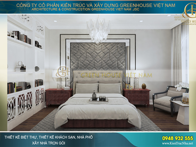 Không gian nội thất biệt thự tân cổ điển sang trọng, đẳng cấp tại Hà Nội