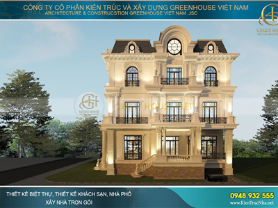 Thiết kế, thi công biệt thự trọn gói chuyên nghiệp Green House Việt Nam