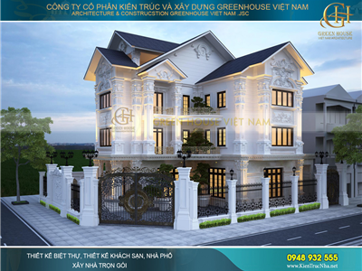 50+ mẫu thiết biệt thự tân cổ điển đẹp  2023 - 2024 mới nhất