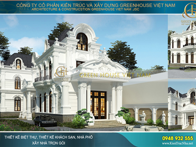 500+ mẫu thiết kế lâu đài biệt thự Pháp đẹp và đẳng cấp nhất