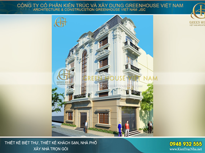 7 mẫu thiết kế nhà phố tân cổ điển kết hợp kinh doanh đẹp nhất tại Bắc Giang