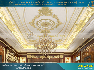 Các mẫu trần thạch cao đẹp mới nhất 2020 cho biệt thự, nhà phố