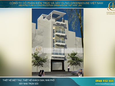 Mẫu thiết kế nhà phố hiện đại 5 tầng đề cao công năng tại Hà Nội