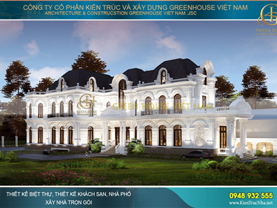 Những mẫu biệt thự lâu đài Pháp xa hoa, lộng lẫy tại Green House Việt Nam