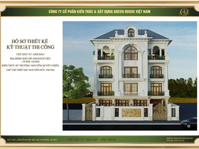 Top 50+ mẫu thiết kế biệt thự 3 tầng kiểu Pháp đẹp ấn tượng 2024