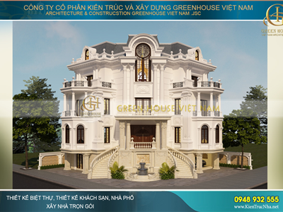 Đẹp ngỡ ngàng với các mẫu biệt thự cổ điển có tại Green house Việt Nam