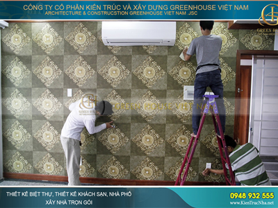 Quy trình thi công giấy dán tường chuyên nghiệp, bền đẹp nhất