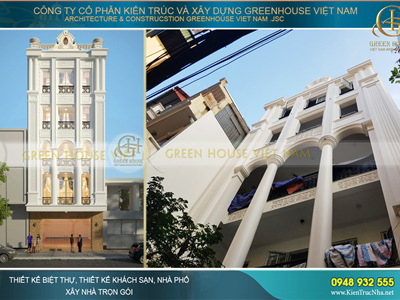 Dịch vụ thi công biệt thự trọn gói uy tín tại Hà Nội