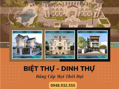Chuyên thiết kế lâu đài cổ điển, dinh thự đẹp nhất Việt Nam