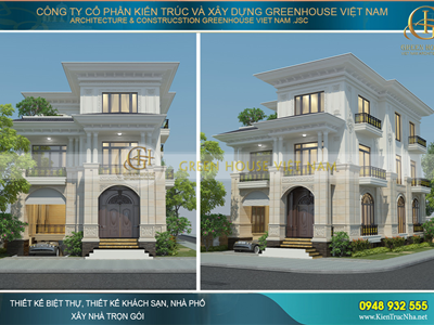 Mẫu thiết kế biệt thự có tầng hầm đẹp, đa năng nhiều tiện tích