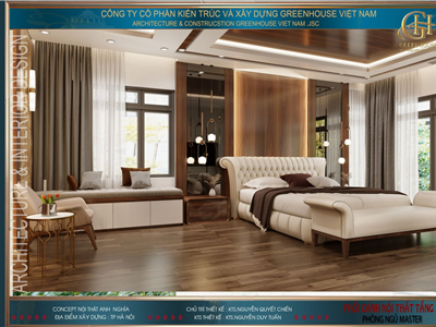 Thiết kế nội thất phòng ngủ sang trọng, tinh tế nhìn là mê