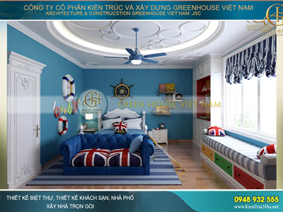 Gợi ý 10 thiết kế phòng ngủ đẹp cho bé trai, sáng tạo và cá tính