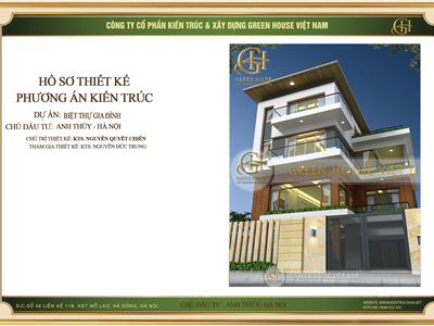 Hoàn thiện thiết kế, thi công biệt thự 4 tầng hiện đại đẹp tại Hà Nội