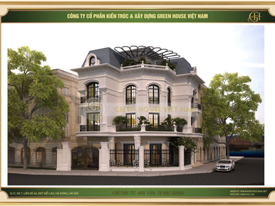 Xu hướng lựa chọn mẫu biệt thự kiểu Pháp mang phong cách cổ điển