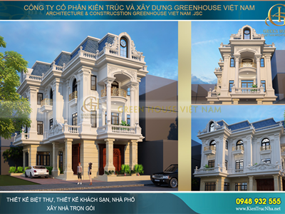 Thiết kế biệt thự Pháp tại Cần Thơ | 500+ mẫu biệt thự đẹp