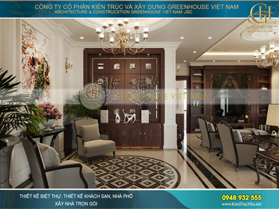 Đơn vị thiết kế nội thất biệt thự uy tín tại Hà Nội - Green House Việt Nam