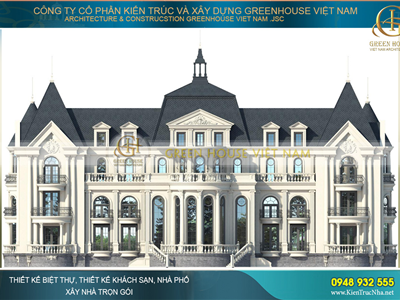 Thiết kế lâu đài dinh thự vẻ đẹp hoàn mỹ "vạn người mê "