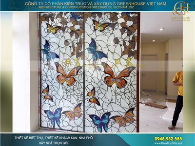 Thi công vách kính nghệ thuật đẹp, chuyên nghiệp, giá tốt nhất