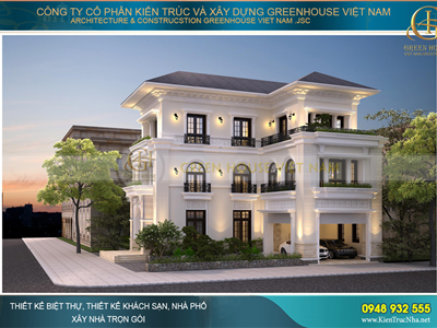 Top 20 mẫu biệt thự 3 tầng tân cổ điển đẹp nhất xu hướng 2023