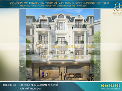 Biệt thự phố kết hợp kinh doanh - Sở hữu vẻ đẹp tân cổ điển sang trọng, hút mắt nhất