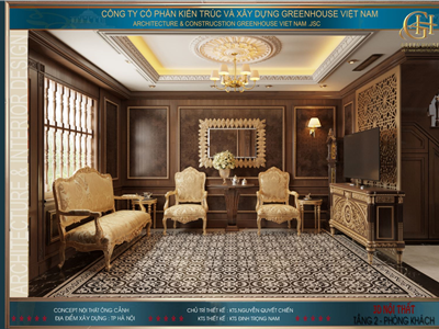 Thi công nội thất biệt thự tại Hà Nội - Sự tinh tế đi cùng năm tháng