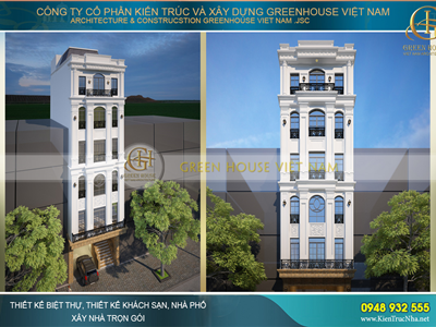 Nhà phố tân cổ điển mặt tiền 6m gây xao xuyến tại Hải Phòng