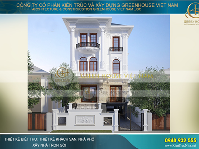 Chiêm ngưỡng mẫu biệt thự lâu đài 4 tầng với sức hút khó phai