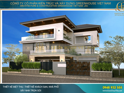 Báo giá thiết kế, thi công biệt thự trọn gói uy tín, chuyên nghiệp tại Hà Nội