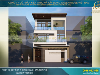 101 mẫu nhà vuông 1 trệt 2 lầu phong thủy lộc tài ấn tượng nhất