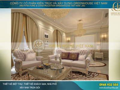 Thiết kế thi công nội thất biệt thự cao cấp giá tốt