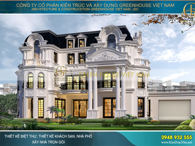 Khám phá các mẫu biệt thự pháp Đẹp - Kiến trúc ấn tượng, độc đáo