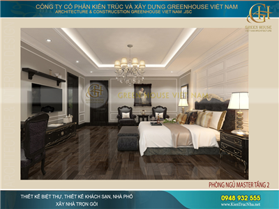 Lựa chọn phong cách Hoàng gia cho không gian phòng ngủ